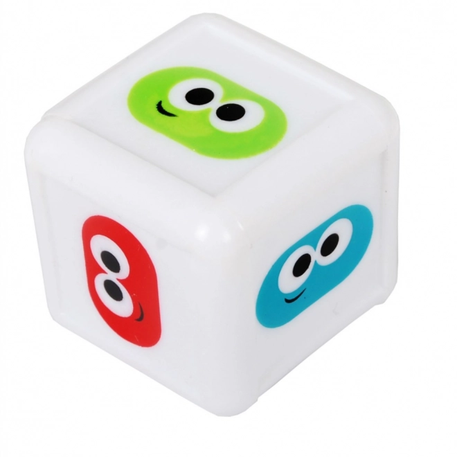 Igra Jenga Junior za djecu 3+ Toranj od pravokutnih blokova + šarene grede + kockica