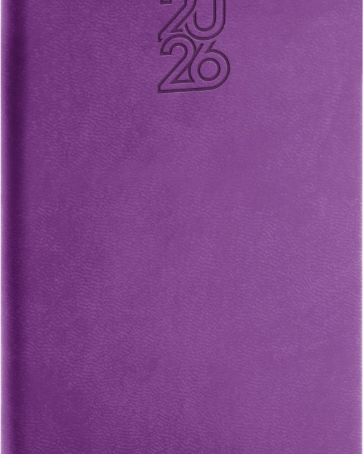 Džepni planer Ljubičasti 2026 - format 9 x 15,5 cm