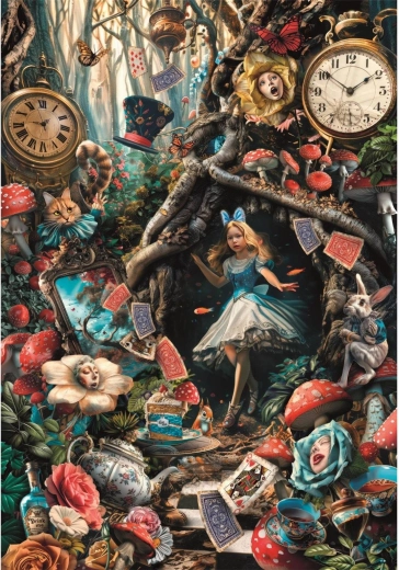 Clementoni Puzzle Još jedan dan u Wonderlandu 1000 dijelova