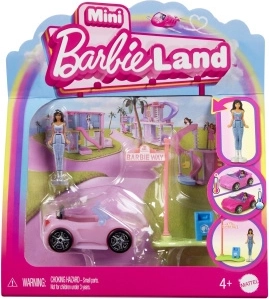Mattel mini Barbie Land kabriolet s mini lutkom