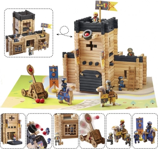 Veliki dvorac s funkcionalnim katapultom