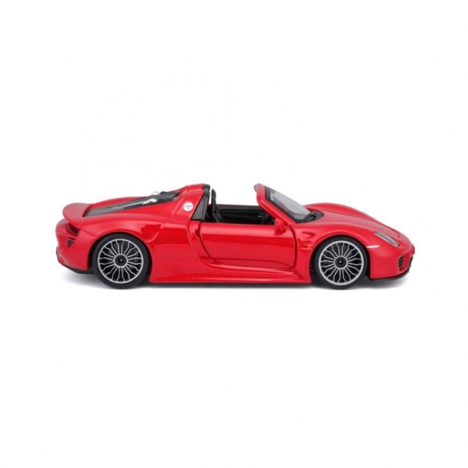 Kovinsko autiće Porsche 918 Spyder crveno