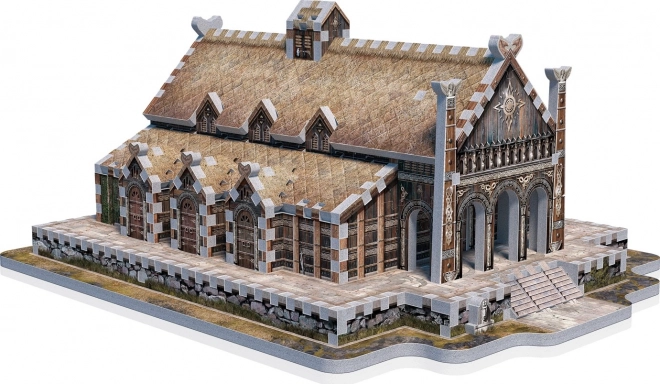 WREBBIT 3D puzzle Gospodar prstenova: Zlatna dvorana Edoras