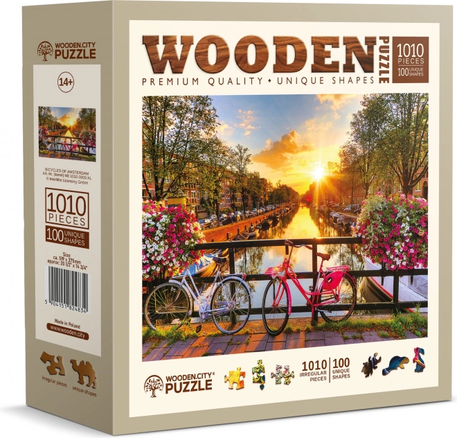 WOODEN CITY drvene puzzle Amsterdamski kotači 1010 komada