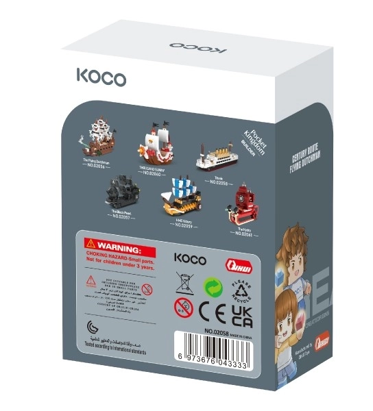 Konstruktor mini Titanic plastični
