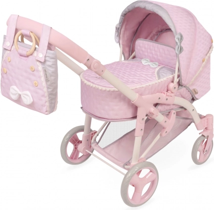 Sklopiva kolica za lutke 3-u-1 s prijenosnom torbom Sophie 75 cm