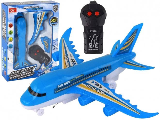 Daljinski upravljani avion R/C Svjetla Plavi DIY
