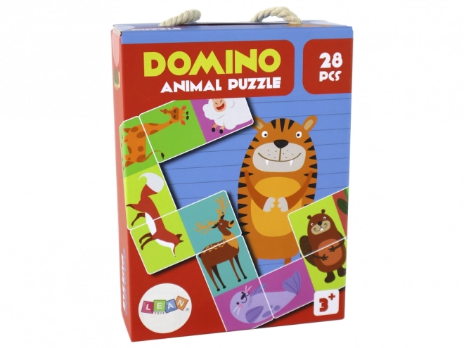 Puzzle igra Dvostrano domino Životinje - 28 komada