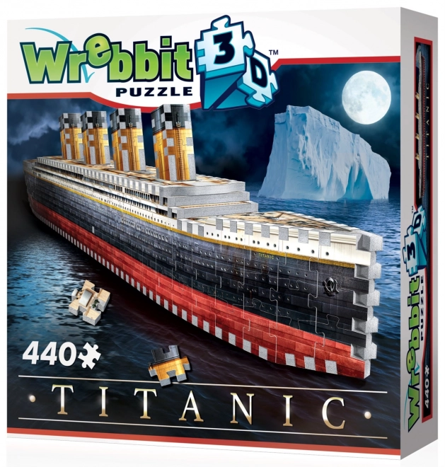 3D puzzle Titanic od Wrebbit, 440 dijelova