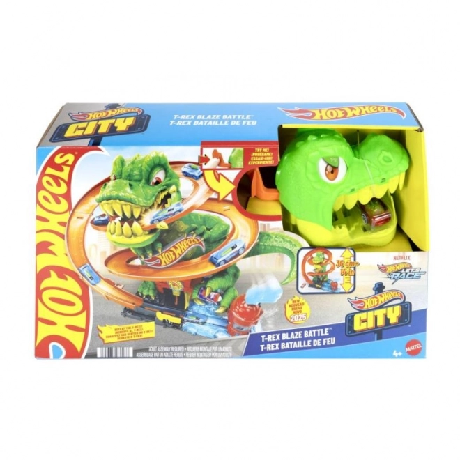 T-rex napada vatrogasnu stanicu iz Hot Wheels grada
