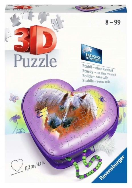 RAVENSBURGER 3D puzzle Srce Konja 54 dijelova