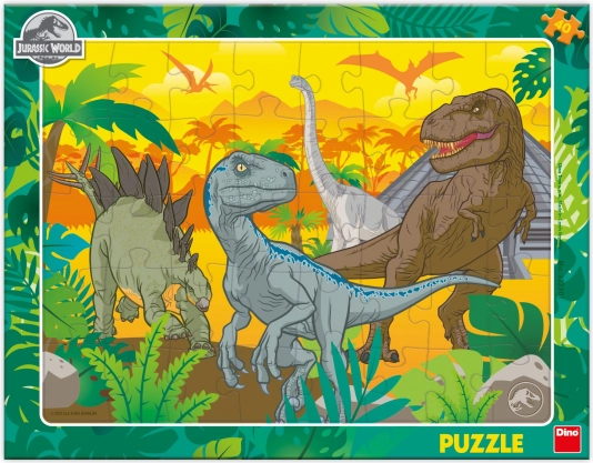 Puzzle Jurski svijet 40 dijelova pločasto