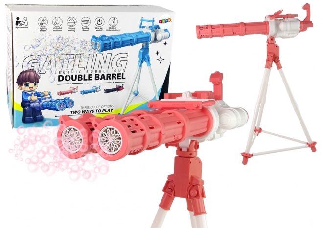 Pištolj za mjehuriće od sapunice Tripod Pink
