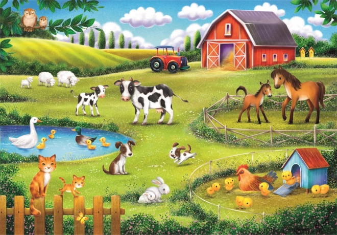 Puzzle CLEMENTONI životinjska farma 30 dijelova