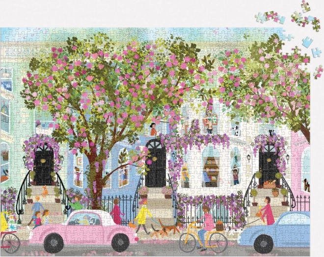Puzzle Proljetna terasa 1000 komada Galison