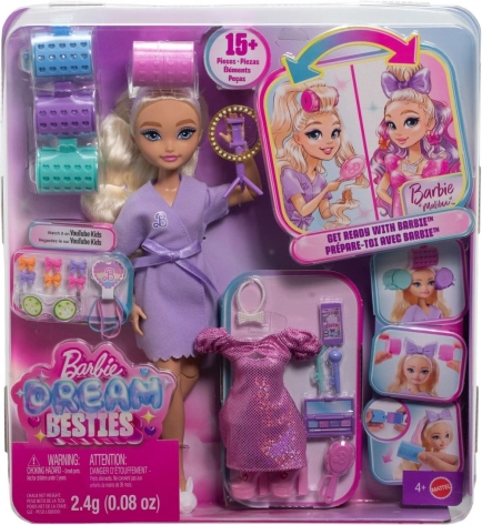 Barbie Dream Besties Malibu – modna lutka s dodacima za zabavu
