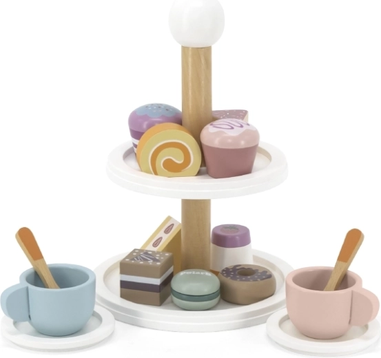 Dvoetažni stalak za atraktivno posluživanje