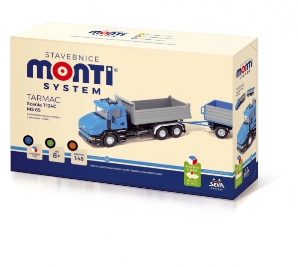 Gradbeni set Monti System MS 65 Scania Tarmac 1:48 u kutiji 32x20,5x7,5cm