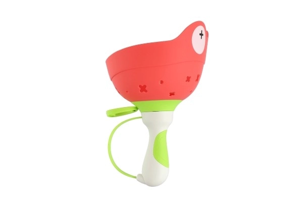 Izbacivačka letećih lepeza 6 kom žaba plastika 22 cm + starter u kutiji 14x15x11 cm