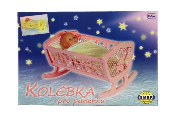 Kolijevka za lutke bez seta plastika 47x35x30cm u kutiji 48x32x8cm