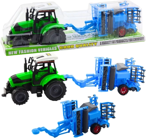 Veliki set traktor s tanjuračom – pokretna tanjurača