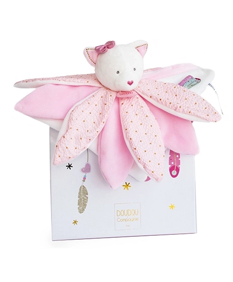 Poklon set - plišana mačka Ružičasta 26 cm