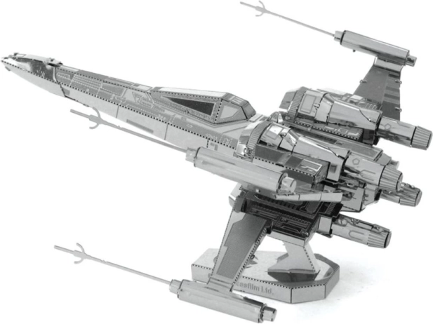 Metalni 3D model STAR WARS: Poe Dameronov X‑Wing Fighter