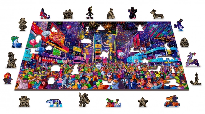 Wooden City Drvene puzzle Silvestar 2u1, 505 dijelova EKO