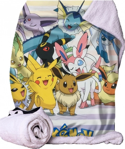 Prekrivač s motivom Pokémon Eevee 100x150 cm