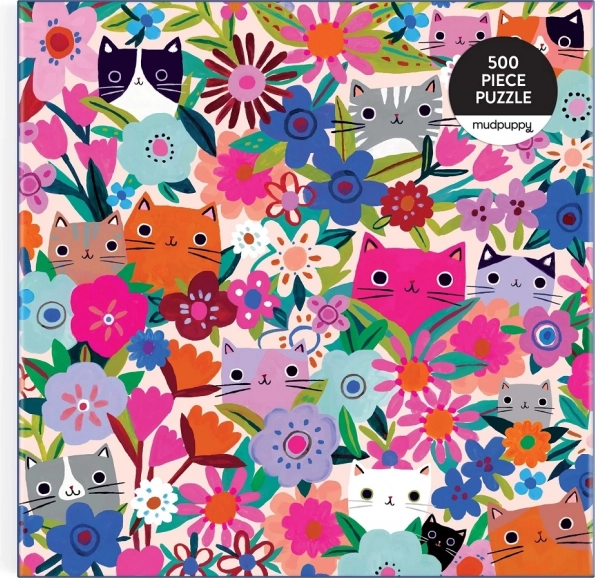Puzzle Mačke u cvijeću 500 komada