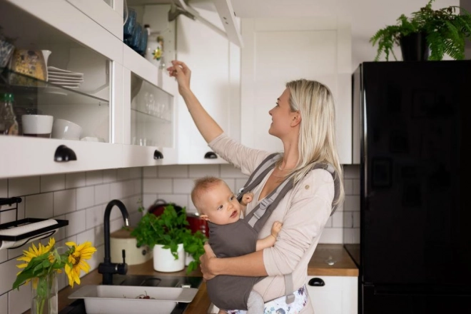 Ergonomska nosiljka MoMi COLLET siva