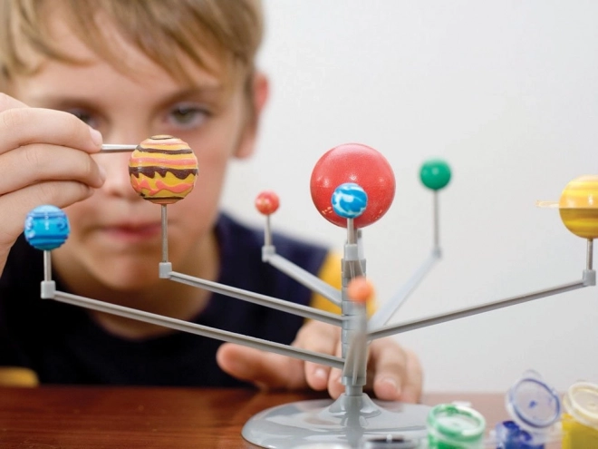 Obrazovni set za slikanje 3D sunčevog sustava