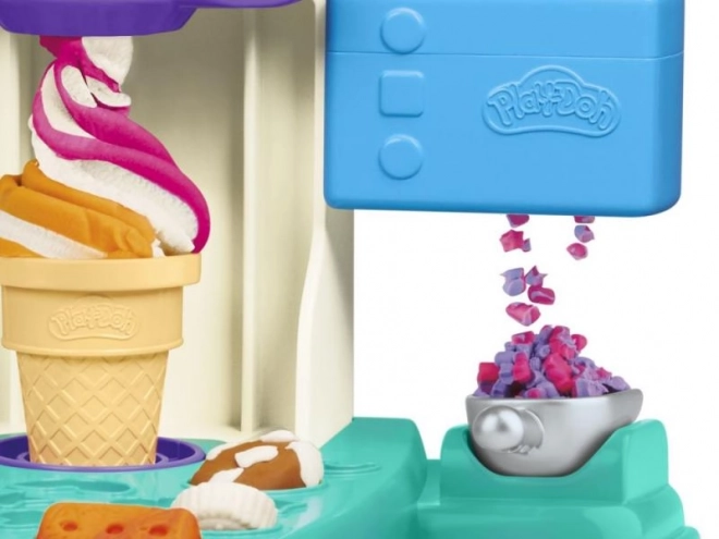 Play-doh zakrivljena sladoledarnica