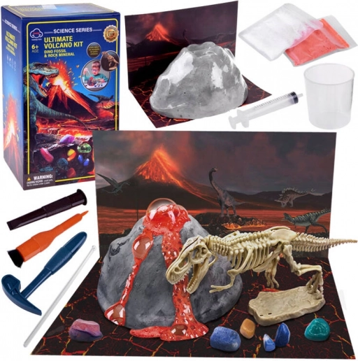 Edukativni set vulkan + dinosauri - male arheološke iskopine ZA4726