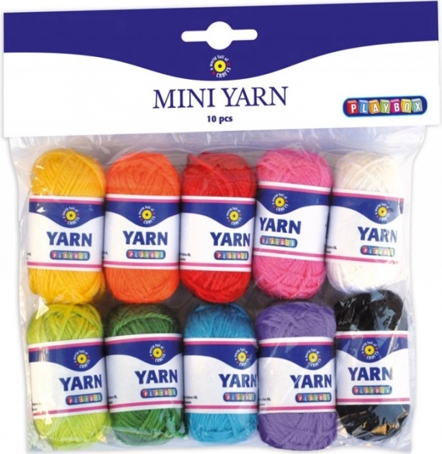 Playbox mini pređe – set od 10 boja
