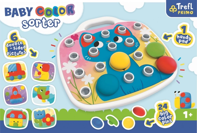 Dječja šarena mozaika plastika u kutiji 40x27x6cm 12m+