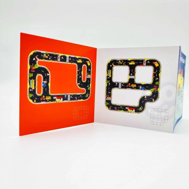 Woopie Green gradske puzzle za djecu - Autotrkaća staza