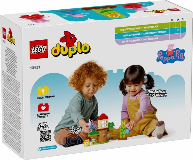 LEGO DUPLO 10431 Praščić Peppa – vrt i kućica na drvetu