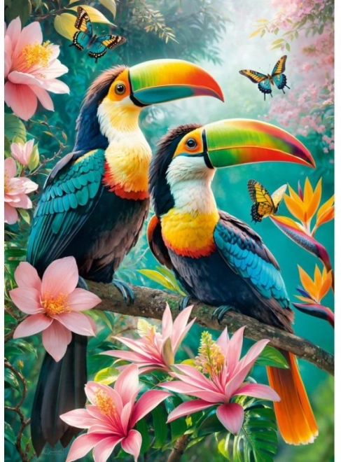 Puzzle Tucani u Raju 1000 Dijelova