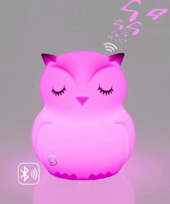 Silikonsko noćno svjetlo koje mijenja boje s Bluetooth zvučnikom Svjetlo Sova HU HU HU HU HU