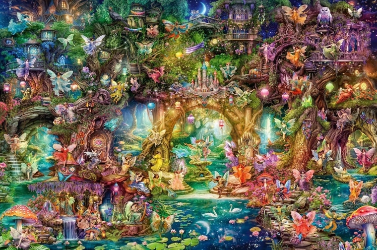 Puzzle Fantasy svijet 4000 dijelova