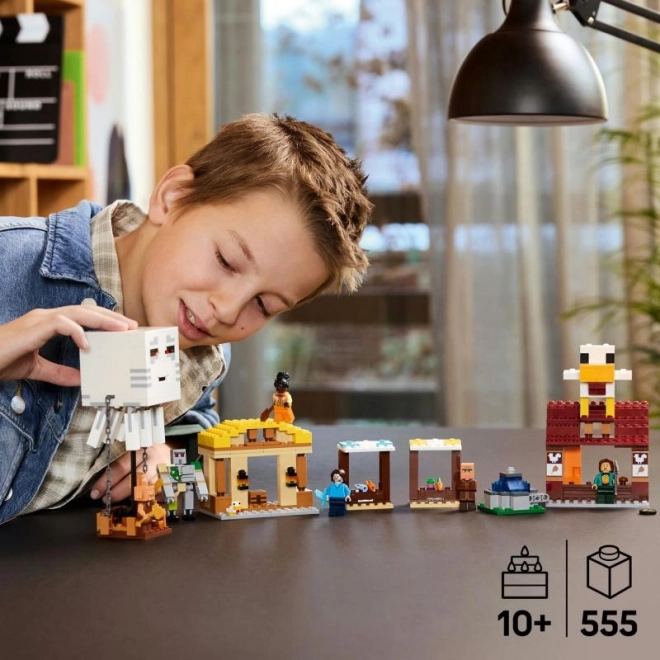 LEGO Minecraft 21273 Napad Balonskog Ghasta na selo