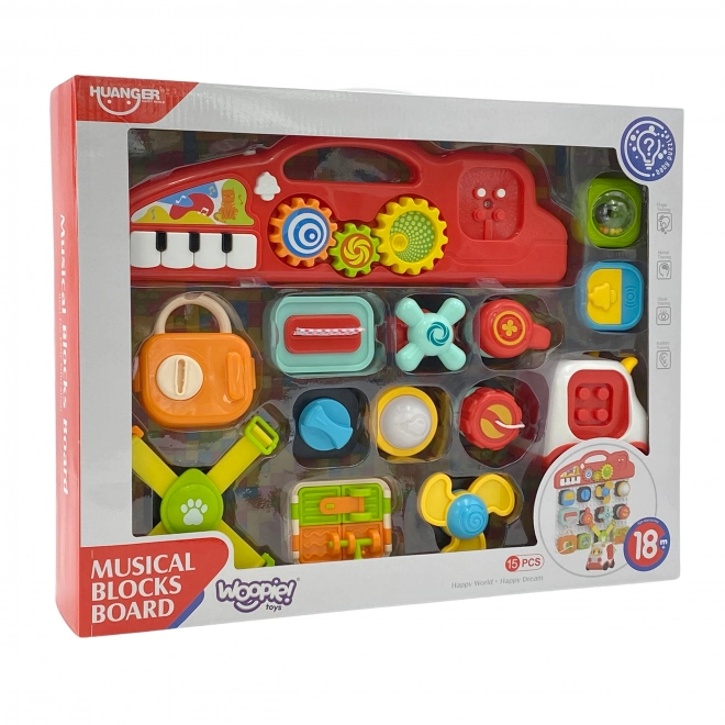 Woopie Montessori Dječji Manipulativni Panel Šareni Aktivni Panel