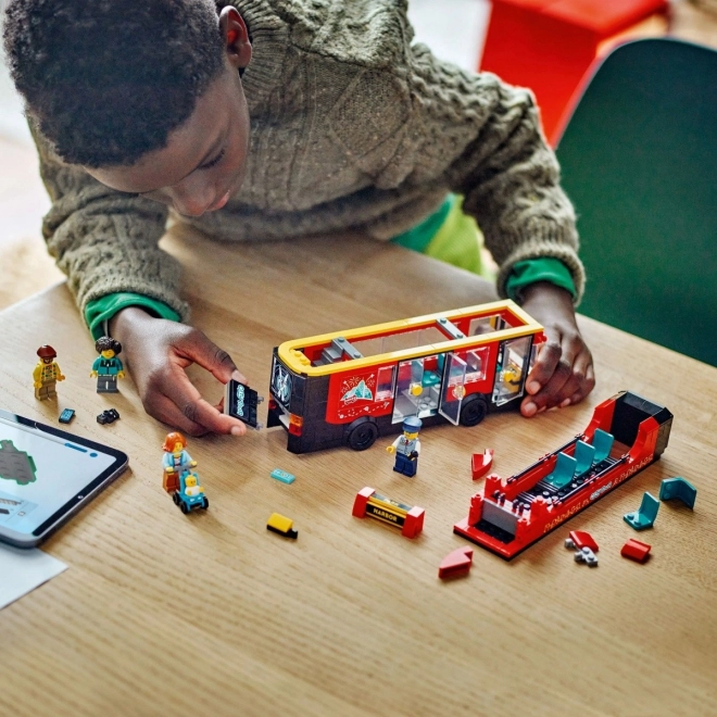 LEGO City 60407 Crveni dvospratni panoramski autobus