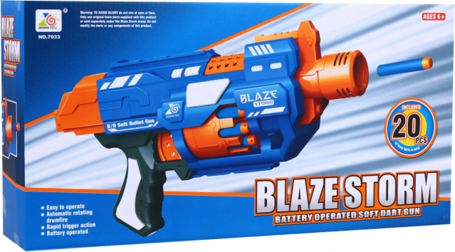 električni pištoljski blaster Blaze Storm s 20 pjenastih strelica, domet do 10 m