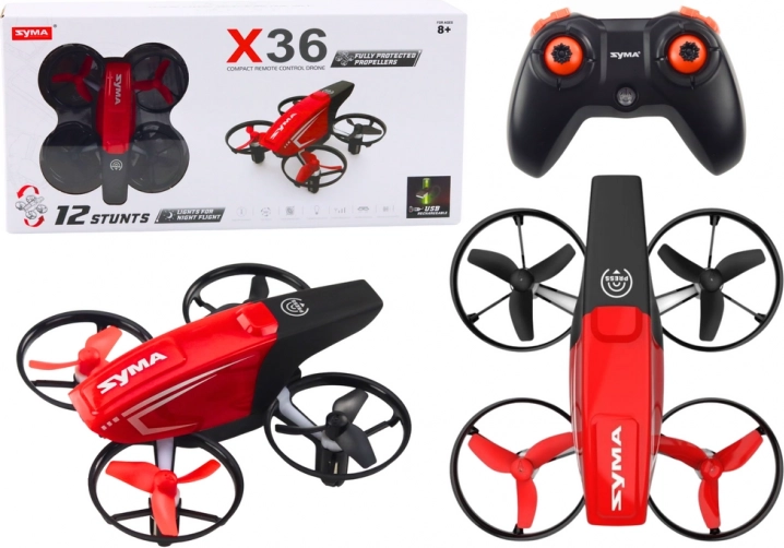 SYMA X36 Daljinski upravljani RC dron crveni