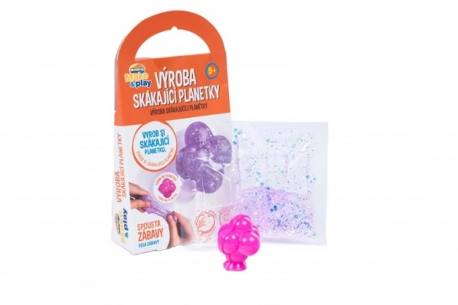 Izrada skakutave loptice ljubičaste