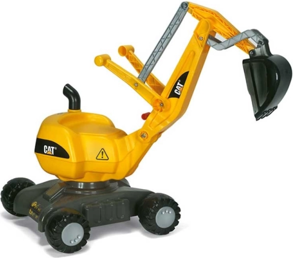 Rolly Toys RollyDigger CAT okretna pedalna bager-stolica žuta