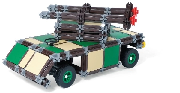 Konstruktor SEVA ARMADA Borbena vozila plast 436 dijelova u kutiji 35x33x5cm
