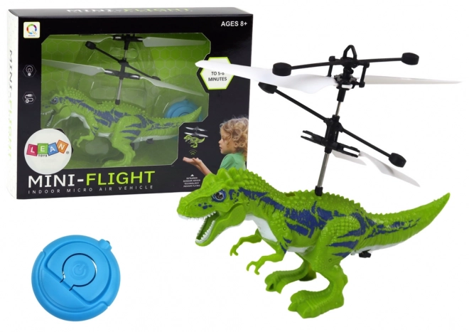 Leteći dinosaurus Ručno upravljani helikopter zeleni
